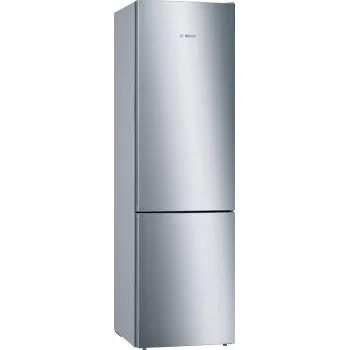 Bosch Serie 6 KGE39AICA Kühl-Gefrierkombination, freistehend, 343 l (249 l + 94 l), 201 cm, Energieeffizienzklasse C, Edelstahl