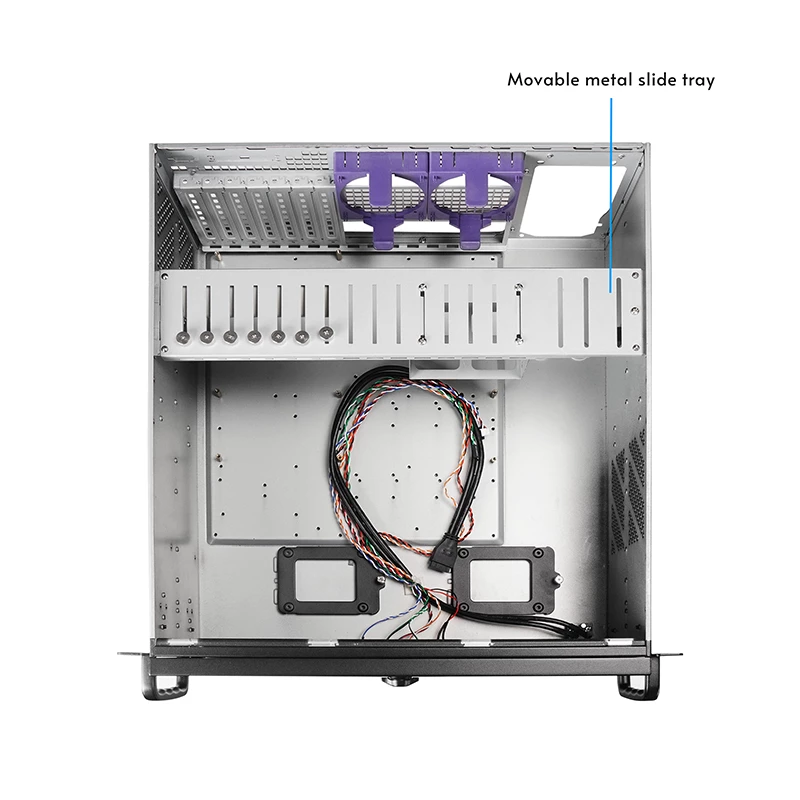 Chieftec UNC-409S-AIO-OP Computergehäuse Rack Schwarz