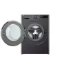 Waschmaschine mit Trockner LG V5WD95SLIMB Frontlader freistehend 5 kg 1200 U/min Schwarz