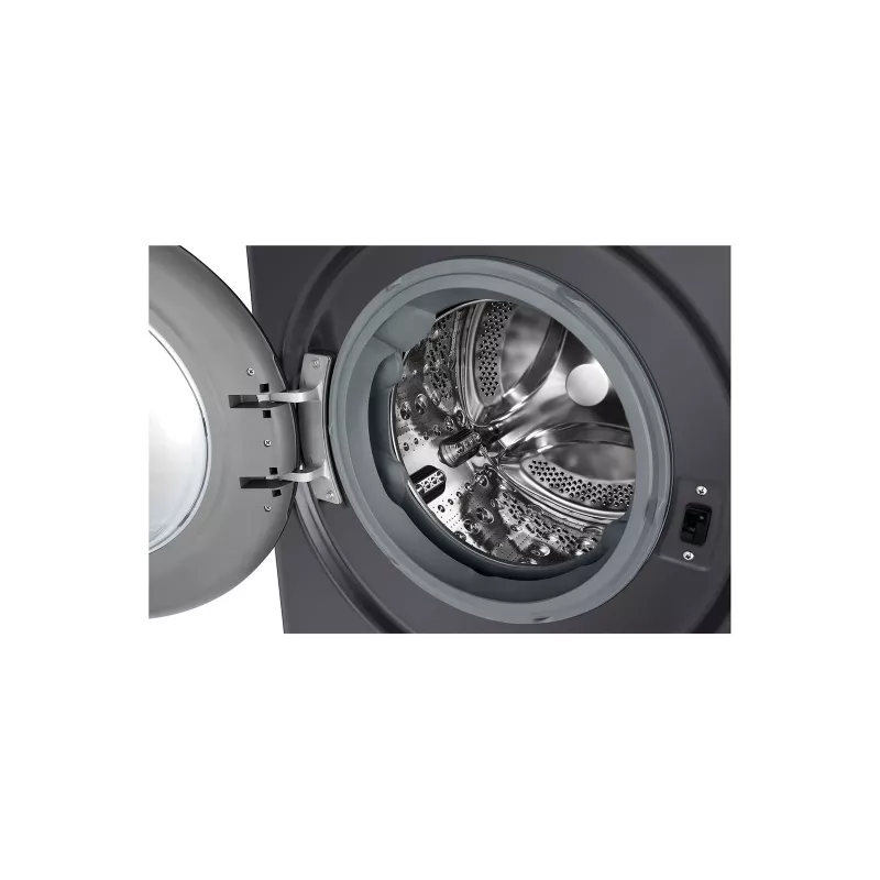 Waschmaschine mit Trockner LG V5WD95SLIMB Frontlader freistehend 5 kg 1200 U/min Schwarz