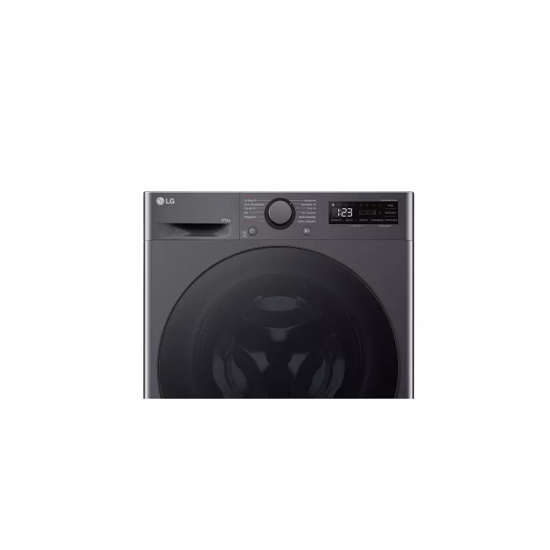 Waschmaschine mit Trockner LG V5WD95SLIMB Frontlader freistehend 5 kg 1200 U/min Schwarz