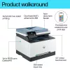 Multifunktionsdrucker HP Color LaserJet Pro MFP 3302sdw Laserdruck Farbe