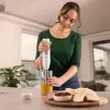 Stabmixer BRAUN MultiQuick 5 MQ 50001 M — 1000 W, Edelstahlschaft, 0,6-L-Becher, grau/weiß