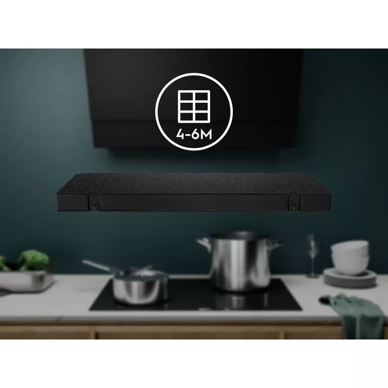 Geruchsfilter (Kohlefilter) Electrolux MCFE06ST für Dunstabzugshauben, rechteckig 235×235×27 mm, schwarz
