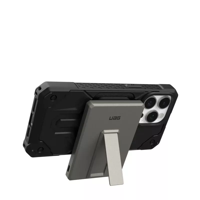 Urban Armor Gear 9B4417113636 Ultra Slim Rugged magnetische kabellose Powerbank, 5000 mAh, 20 W, Titan