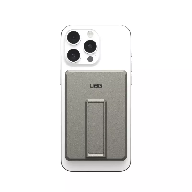 Urban Armor Gear 9B4417113636 Ultra Slim Rugged magnetische kabellose Powerbank, 5000 mAh, 20 W, Titan