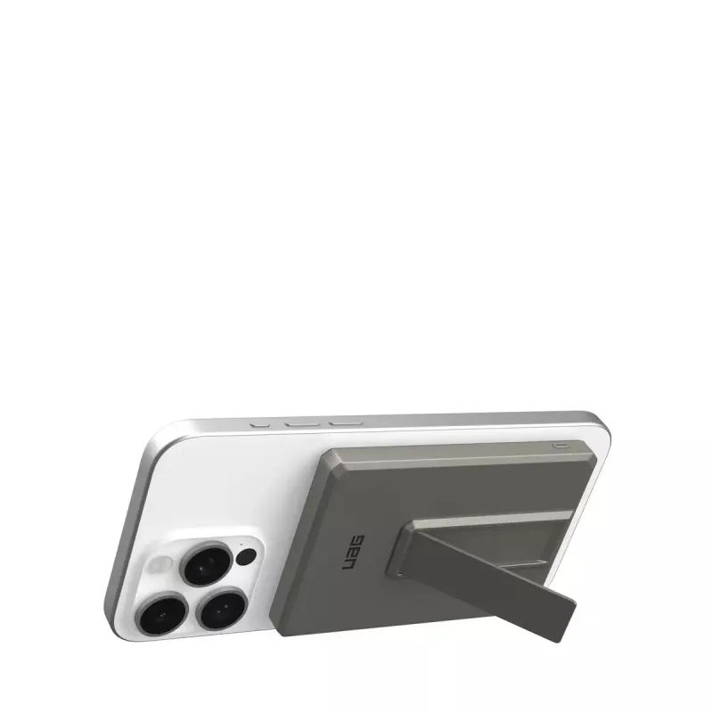 Urban Armor Gear 9B4417113636 Ultra Slim Rugged magnetische kabellose Powerbank, 5000 mAh, 20 W, Titan