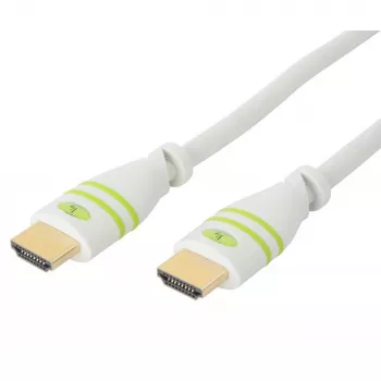 Techly 5m High Speed HDMI-Kabel mit Ethernet A/A M/M Weiß ICOC HDMI-4-050WH