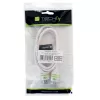 Techly 5m High Speed HDMI-Kabel mit Ethernet A/A M/M Weiß ICOC HDMI-4-050WH
