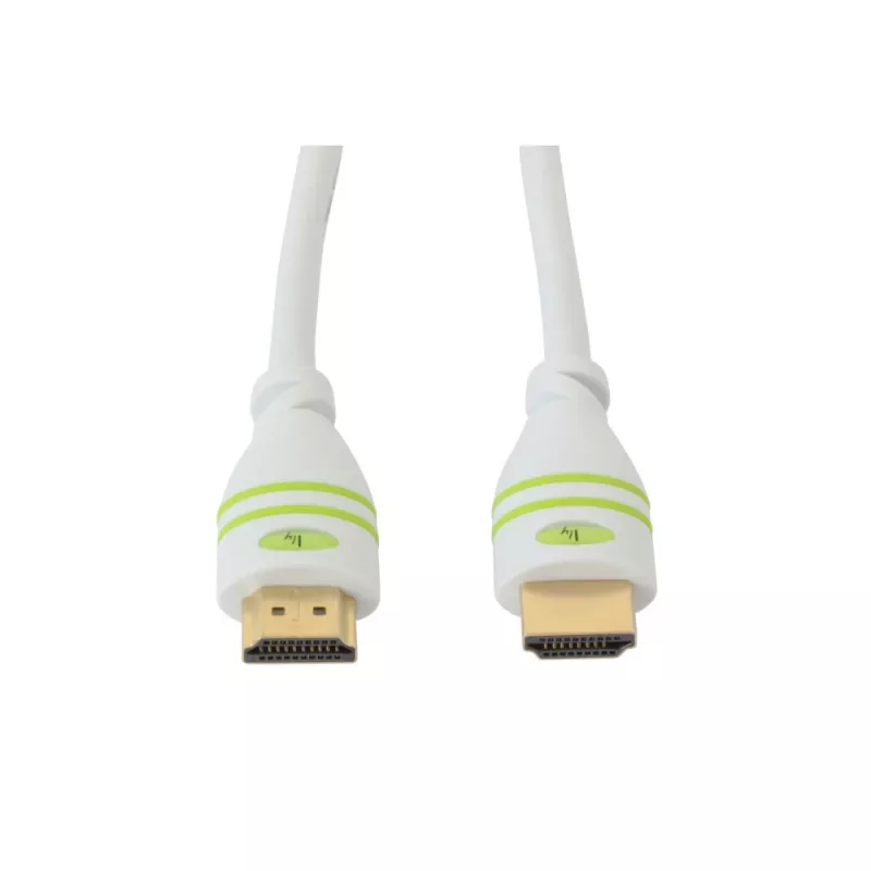 Techly 5m High Speed HDMI-Kabel mit Ethernet A/A M/M Weiß ICOC HDMI-4-050WH