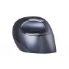 BakkerElkhuizen Evoluent D Small Wireless, rechtshändig, vertikales Design, Laser, RF Wireless, 3200 DPI, Schwarz