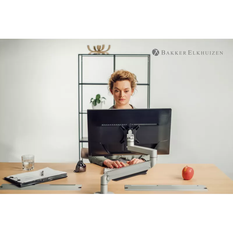BakkerElkhuizen Evoluent D Small Wireless, rechtshändig, vertikales Design, Laser, RF Wireless, 3200 DPI, Schwarz
