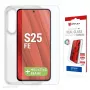Displex Real Glass + Handyhülle-Set für Samsung Galaxy S25 FE, 02204