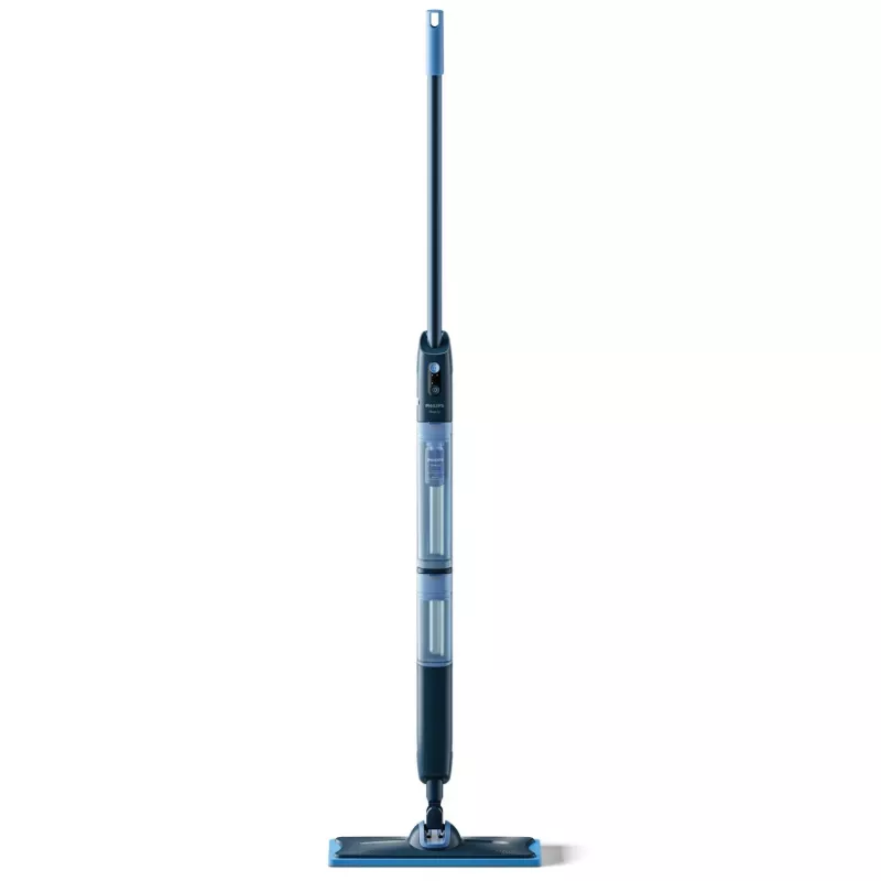 Philips XV5113/01 OneUp 5000 Series kabelloser Elektro-Wischer, 0,281 l Frischwasser-/0,178 l Schmutzwassertank, 70 Min., 35 cm, Blau