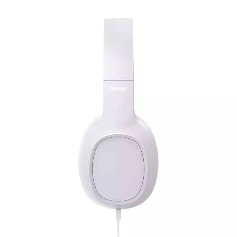 Hama Fun C 00221815 On-Ear-Headset mit Mikrofon, USB-C kabelgebunden, 1,2 m Kabel, Weiß