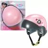 Zapf Creation BABY born 835937 E-Scooter Puppenhelm, 43 cm, Rosa/Schwarz, ab 3 Jahren