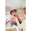 Zapf Creation BABY born 835937 E-Scooter Puppenhelm, 43 cm, Rosa/Schwarz, ab 3 Jahren