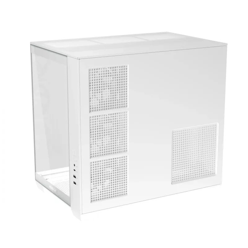 ASUS A32 PLUS TG ARGB PC-Gehäuse, weiß, Hartglas