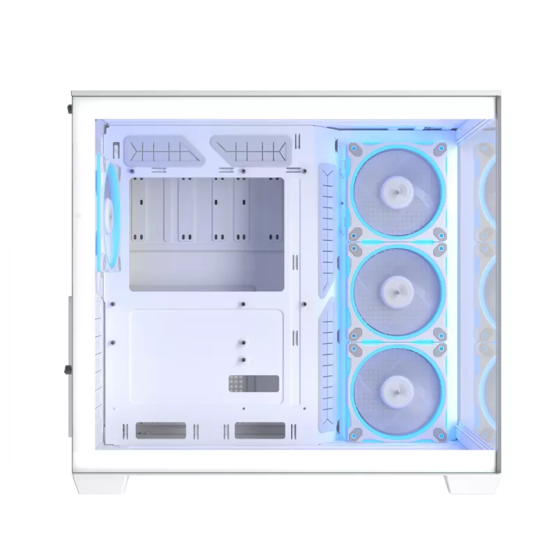 ASUS A32 PLUS TG ARGB PC-Gehäuse, weiß, Hartglas