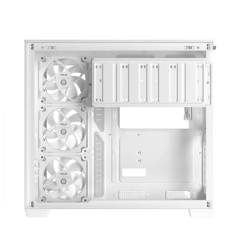 ASUS A32 PLUS TG ARGB PC-Gehäuse, weiß, Hartglas