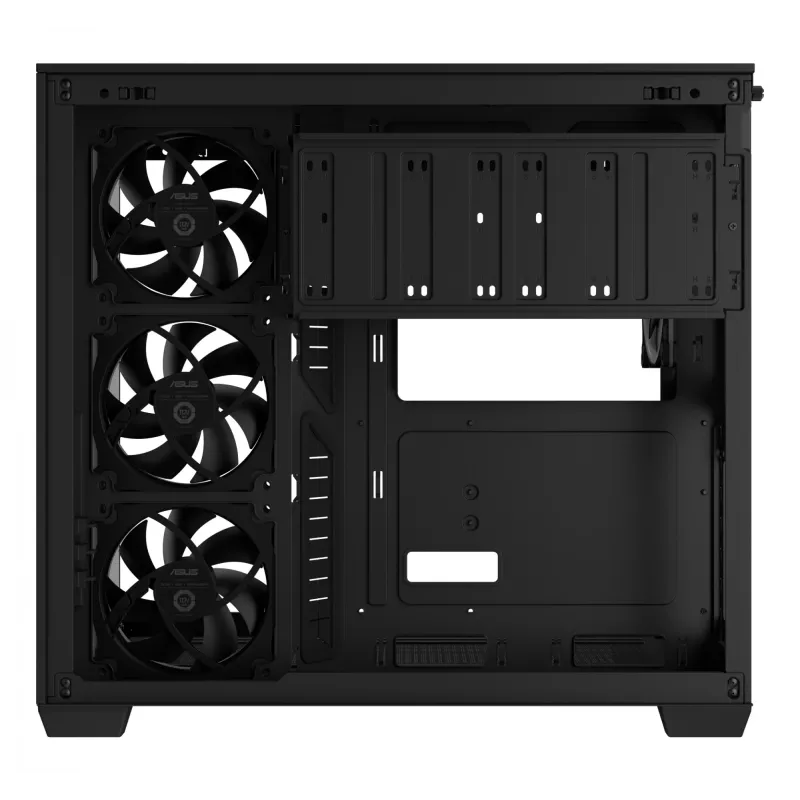 ASUS A32 PLUS TG ARGB PC-Gehäuse, schwarz, ATX/micro ATX/Mini-ITX
