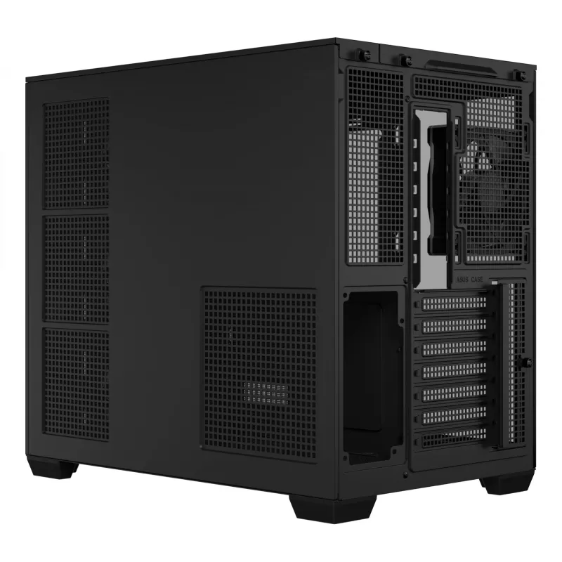 ASUS A32 PLUS TG ARGB PC-Gehäuse, schwarz, ATX/micro ATX/Mini-ITX