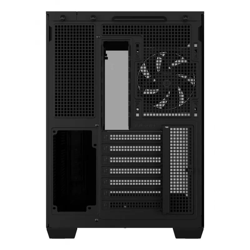ASUS A32 PLUS TG ARGB PC-Gehäuse, schwarz, ATX/micro ATX/Mini-ITX