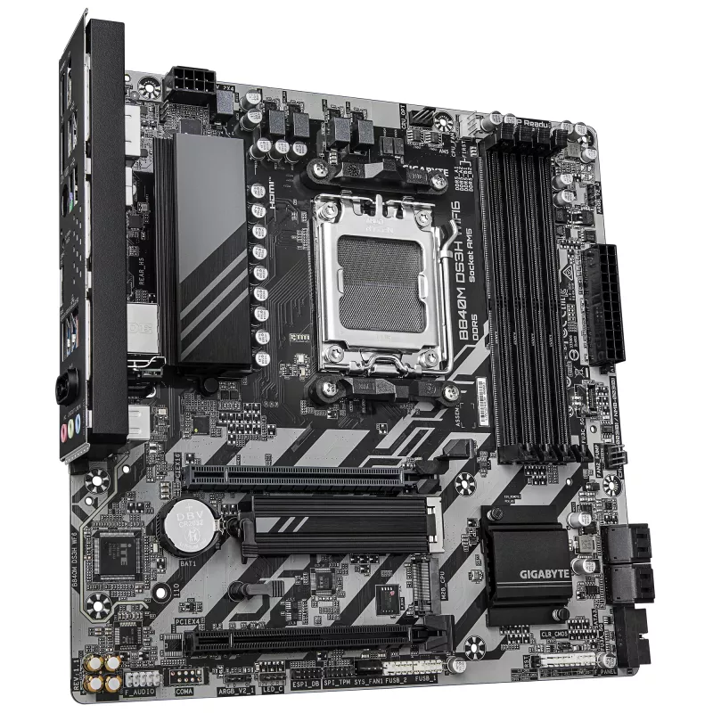 GIGABYTE B840M DS3H WIFI6 Mainboard, AMD B840, Sockel AM5, Micro ATX, DDR5