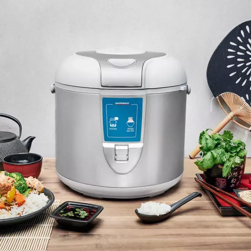 Reiskocher Gastroback Design 3 L 450 W Silber Weiß