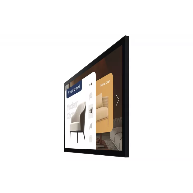 Samsung QM32C-T Digital signage Flachbildschirm 81,3 cm (32 Zoll) LCD Wi-Fi 400 cd/m² Full HD Schwarz Touchscreen Tizen 7.0 16/7