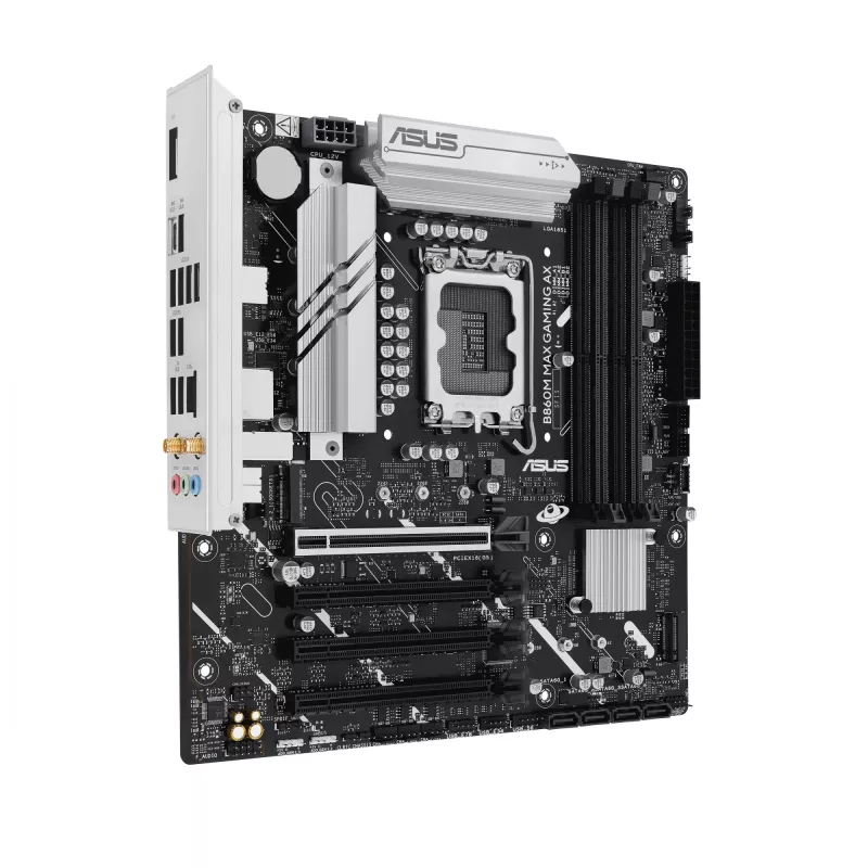 ASUS B860M MAX GAMING AX Intel B860 LGA 1851 (Socket V1) micro ATX