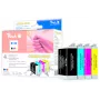 Peach 314791 Tintenpatrone 4 Stk. Schwarz, Cyan, Magenta, Gelb