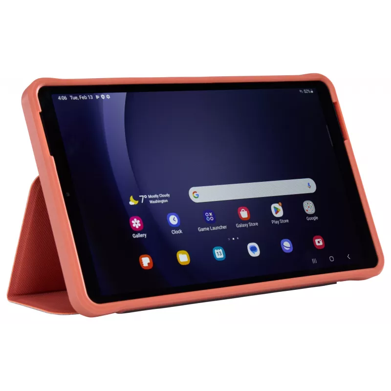 Case Logic SnapView CSGE-2196 Folio-Hülle für Samsung Galaxy Tab A9 8,7 Zoll (22,1 cm), Sienna Red