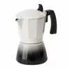 Jata HCAF2412 Moka-Kanne, 12 Tassen (0,7 l), Aluminium, induktionsgeeignet, 10,8 cm Boden