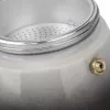 Jata HCAF2412 Moka-Kanne, 12 Tassen (0,7 l), Aluminium, induktionsgeeignet, 10,8 cm Boden