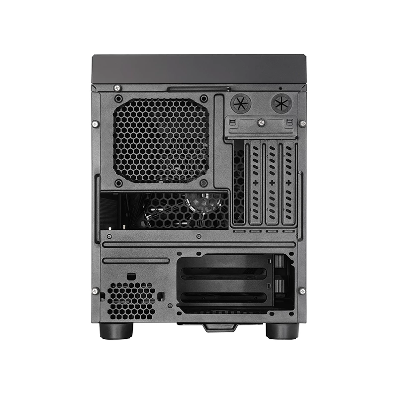 Chieftec CI-03B-OP The Cube mATX-Gehäuse, schwarz