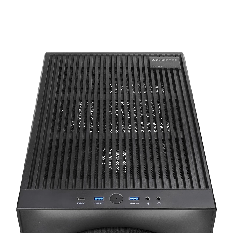 Chieftec CI-03B-OP The Cube mATX-Gehäuse, schwarz