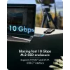 Icy Box IB-1827MCP-C31 M.2 NVMe/SATA externes Gehäuse, USB 3.2 Gen 2, 10 Gbit/s