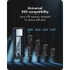Icy Box IB-1827MCP-C31 M.2 NVMe/SATA externes Gehäuse, USB 3.2 Gen 2, 10 Gbit/s