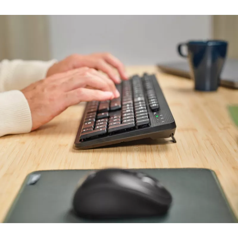 Trust Ody II Tastatur Office RF Wireless QWERTY US English Schwarz