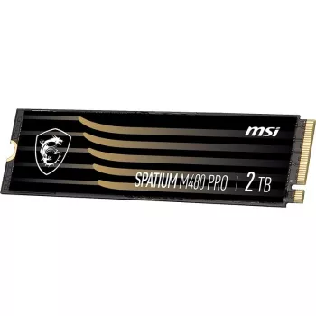 MSI Spatium M480 PRO PCIE 4.0 NVME M.2 2TB interne Solid-State-Drive PCI Express 4.0 3D NAND