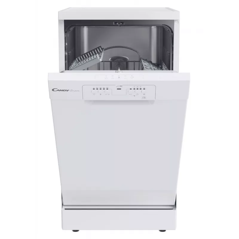 Freistehende schmale Geschirrspülmaschine CANDY Brava CDPH 2L1049W — 10 Maßgedecke, 45 cm, 49 dB, Energieklasse E