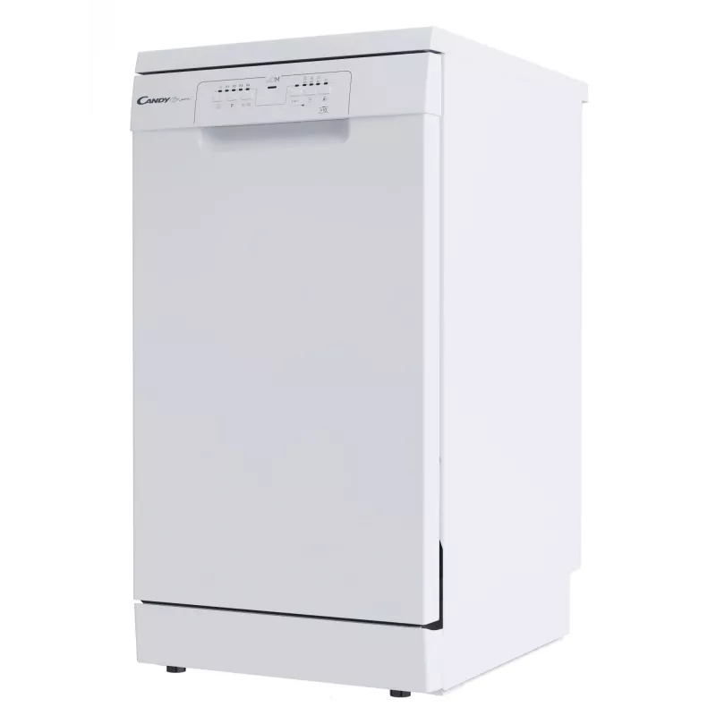 Freistehende schmale Geschirrspülmaschine CANDY Brava CDPH 2L1049W — 10 Maßgedecke, 45 cm, 49 dB, Energieklasse E