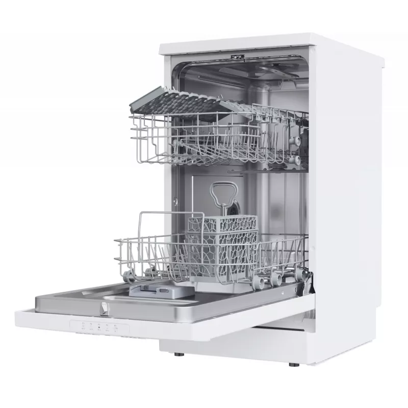 Freistehende schmale Geschirrspülmaschine CANDY Brava CDPH 2L1049W — 10 Maßgedecke, 45 cm, 49 dB, Energieklasse E