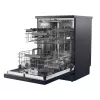 Freistehender Geschirrspüler CANDY CF 5C6F0B — 15 Maßgedecke, 46 dB, Full size (60 cm), schwarz