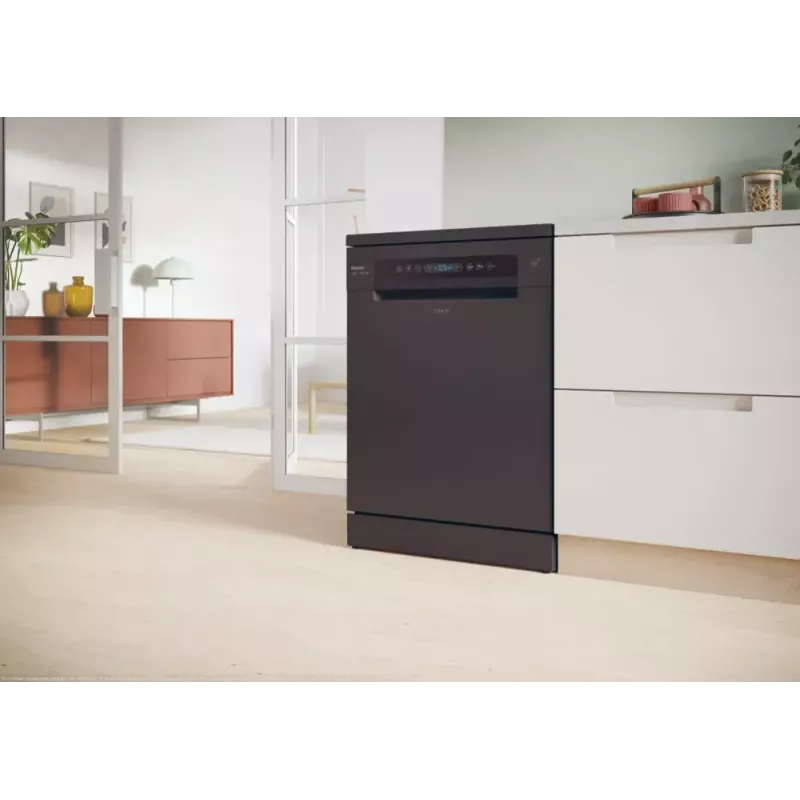 Freistehender Geschirrspüler CANDY CF 5C6F0B — 15 Maßgedecke, 46 dB, Full size (60 cm), schwarz
