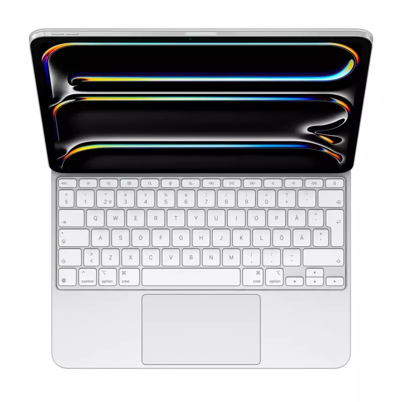 Apple Magic Keyboard für iPad Pro 13 inch M4 Schwedisch Weiß Wireless Trackpad