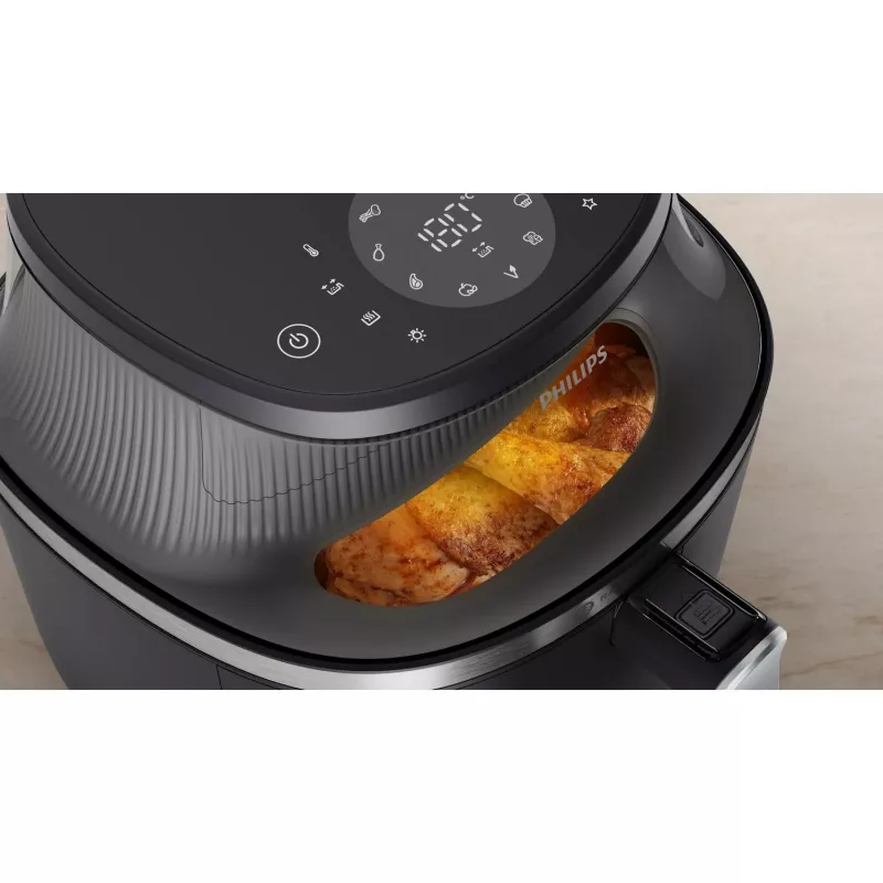 Philips Series 3000 NA342/00 Heißluftfritteuse, 2000 W, Schwarz