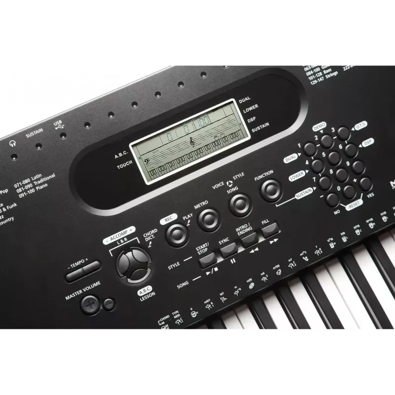 Tastatur Kurzweil KP70 61-Tasten-Digital-Tastatur, Schwarz