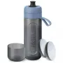 Filterflasche BRITA Active 600 ml Pastellblau mit 2 MicroDisc-Filtern, Kunststoff, BPA-frei, 233 mm